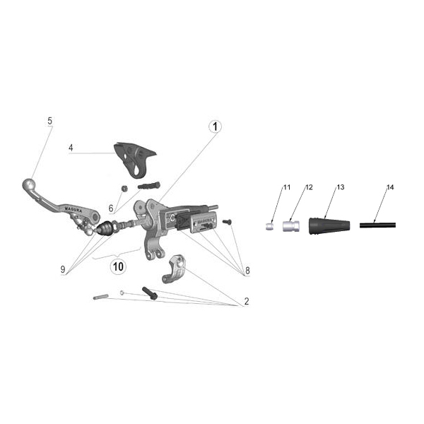 23-CX65-Clutch-Master-Cylinder Clutch – Master Cylinder 2023 Cobra CX65 - Image 1