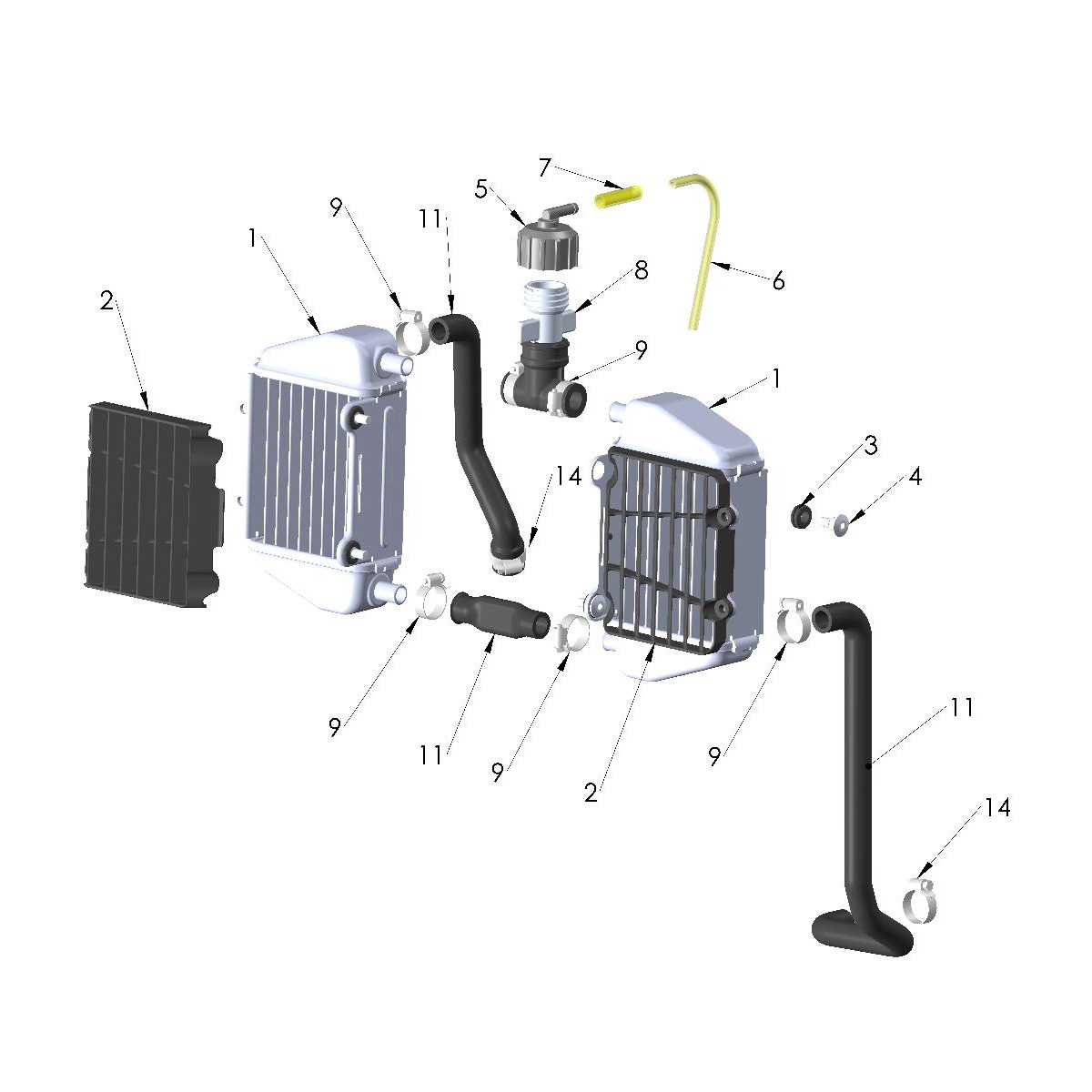 24-CX50FWE-Coolant-System Coolant System 2024 Cobra CX50FWE - Image 1