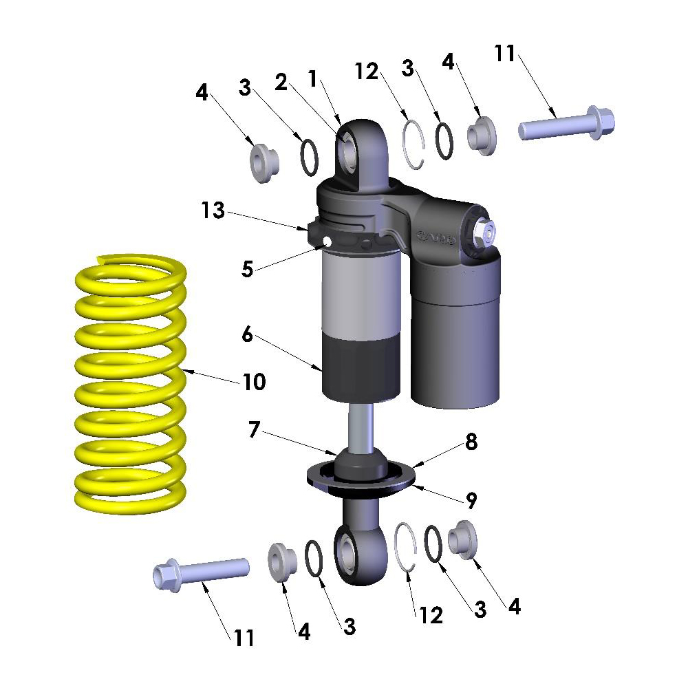 26-CX50JR-Shock Shock 2026 Cobra CX50JR - Image 1