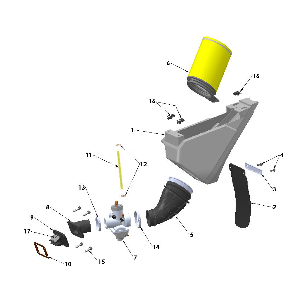 26-CX65-Airbox-Inlet Airbox and Inlet System 2026 Cobra CX65 - Image 1
